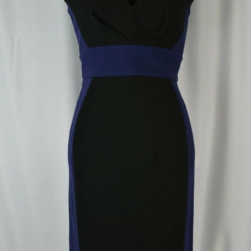 Catherine Malandrino Dress Size Small Viscose Blend V-Neck Sleeveless Career